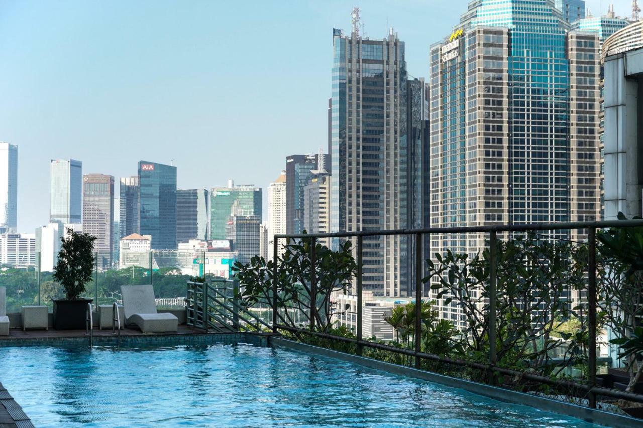 92m² 3 slaapkamer, 2 privé badkamer Appartement in Senayan Jakarta Buitenkant foto